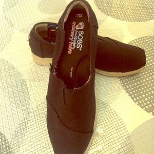 Skechers Bobs Espadrille Wedge Memory Foam - 8.5